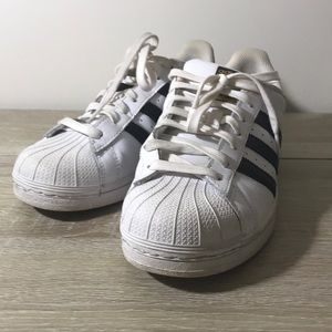 White Adidas Superstar Men’s Shoes